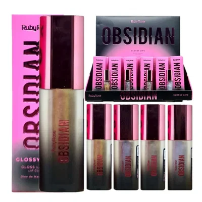 RUBY ROSE Lip Gloss Obsidian Glossy HB-7200