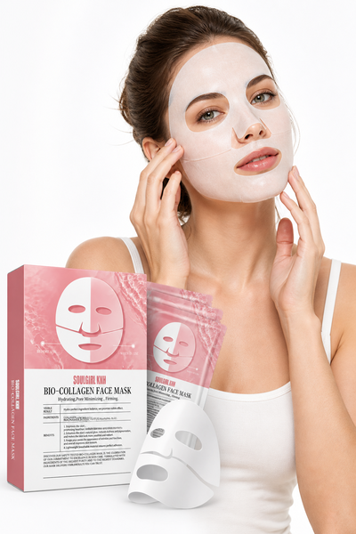 Mascarilla Facial Bio Colágeno Glass Skin x10