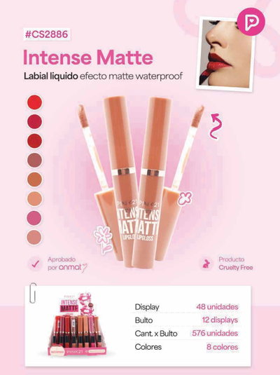 PINK 21 Labial Liquido Intense Matte