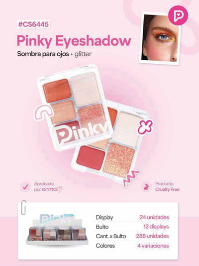 PINK 21 Paleta de Sombras Pinky