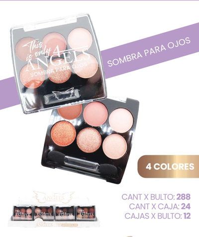 4 ANGELS Paleta de Sombras
