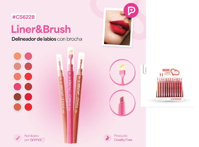 PINK 21 Delineador Labios con Brocha Liner & Brush
