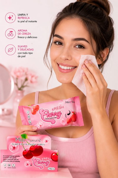 Toallitas Desmaquillantes Cherry Fresh 