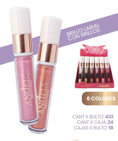 4 ANGELS Labial Liquido con Brillo