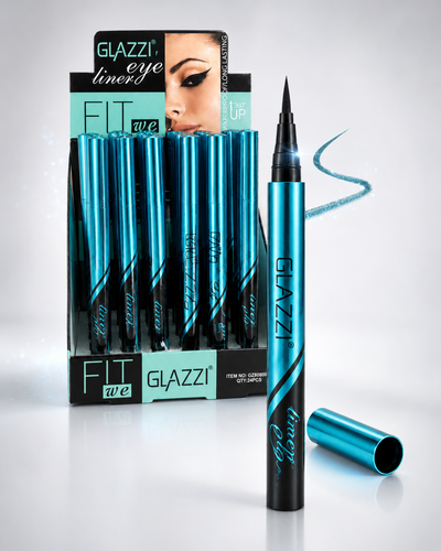 Delineador Fibra Glazzi Fit We Pack x6