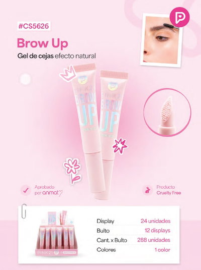PINK 21 Gel de Cejas Brow Up