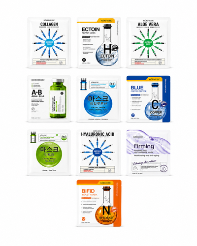 Mascarilla faciales Koreanas Kormesic x10