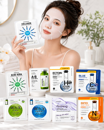 Mascarilla faciales Koreanas Kormesic x10