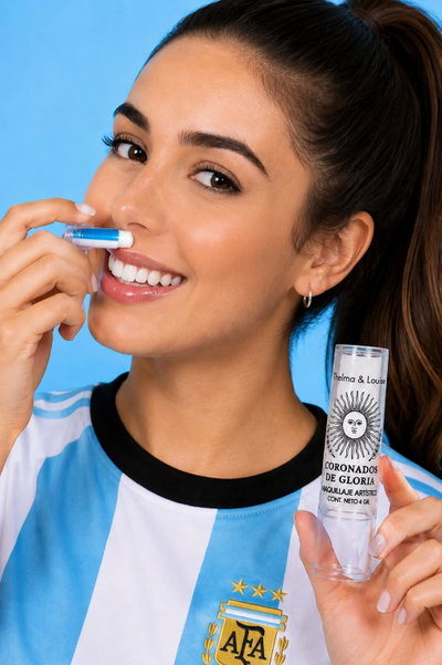TYL Labial Duo Blanco y Celeste