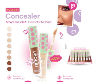 PINK 21 Corrector Liquido Amora