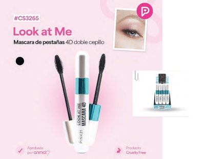 PINK 21 Mascara de Pestañas 4d Look at Me