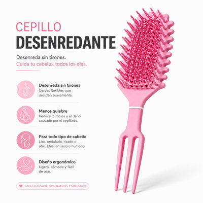 Cepillo Desendredante + Peineton
