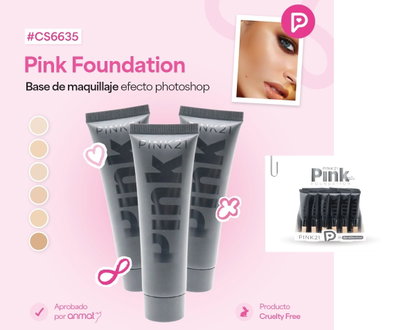 PINK 21 Base de Maquillaje Photoshop