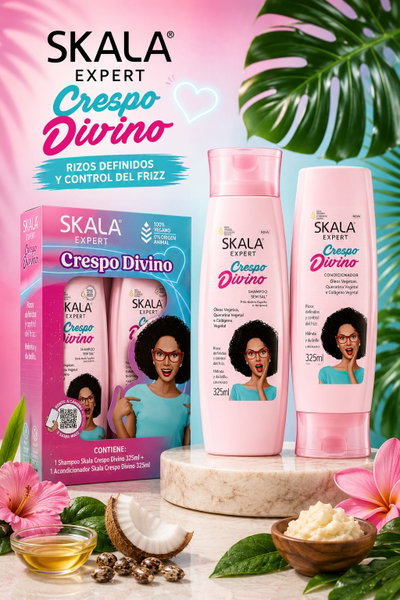 Skala Kit Shampoo + Acondicionador Crespo Divino