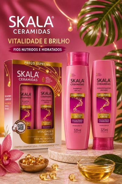 Skala Kit Shampoo + Acondicionador Ceramidas