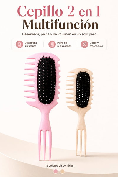 Cepillo 2 en 1 Multifuncion