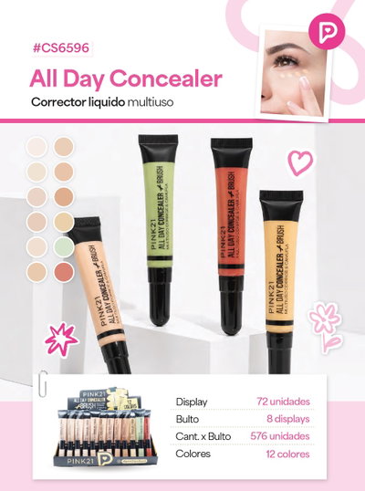 PINK 21 Corrector Liquido All Day