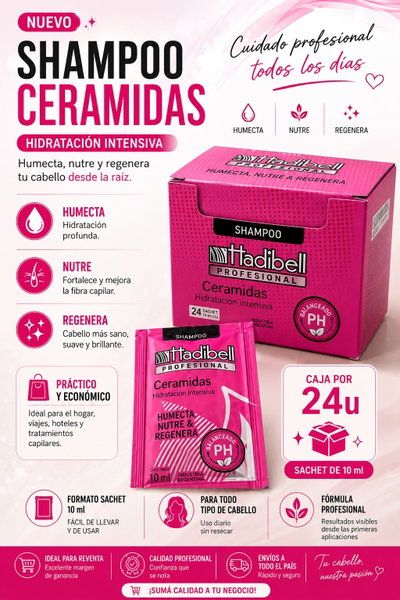 Hadibell Shampoo Pack x24 Sobres
