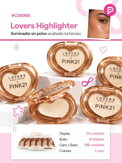 PINK 21 Iluminador en Polvo Lovers