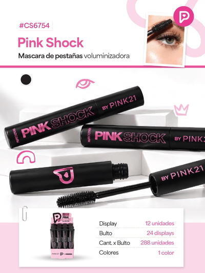 PINK 21 Mascara de Pestañas Pink Shock