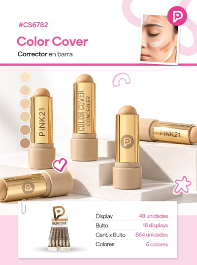 PINK 21 Corrector en Barra Color cover
