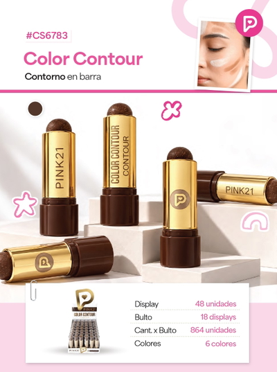 PINK 21 Contorno en Barra Color cover