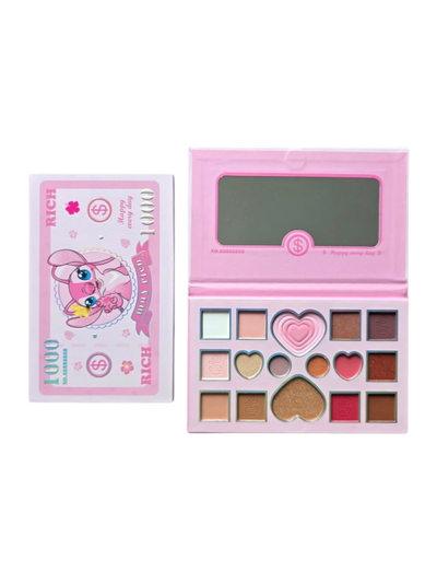 Paleta de Sombras Mixta con Rubor Angela