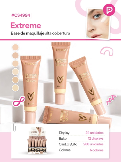 PINK 21 Base de Maquillaje Extreme