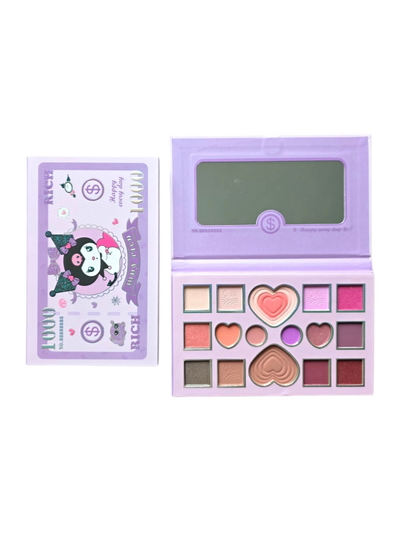 Paleta de Sombras Mixta con Rubor Kuromi