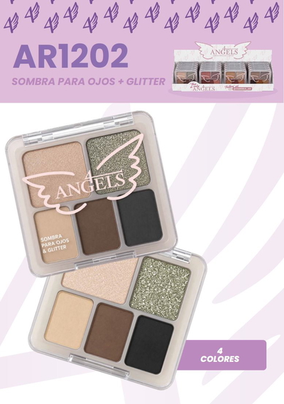 4 ANGELS Paleta de Sombras 5 Tonos