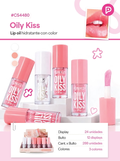 PINK 21 Lip Oil Kiss