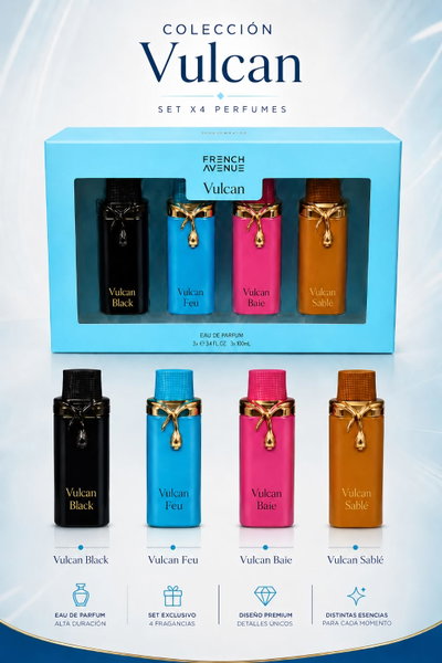 Perfume Grande Arabe - Set x4 Mini Vulcan
