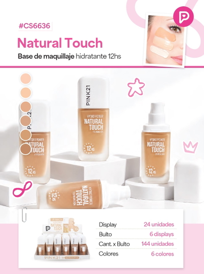PINK 21 Base de Maquillaje Hydro Power