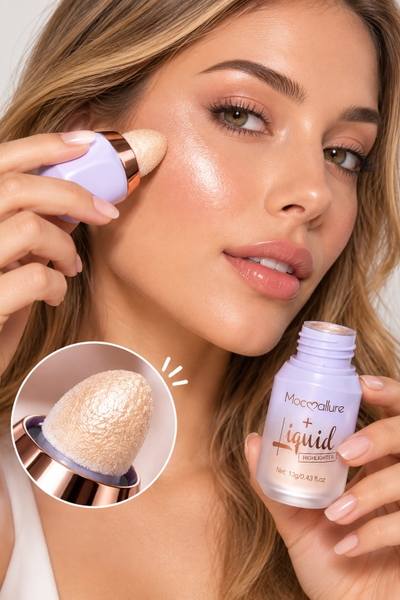 MocAllure Iluminador Liquido con Esponja