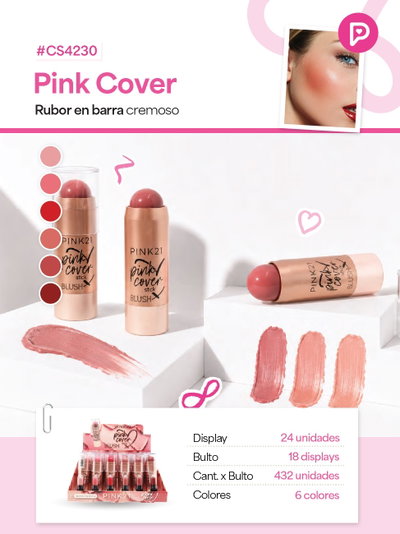 PINK 21 Rubor en Barra Pink cover