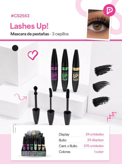 PINK 21 Mascara de Pestañas Lashes Up