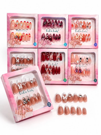 Kit de Uñas Postizas - Pack x12