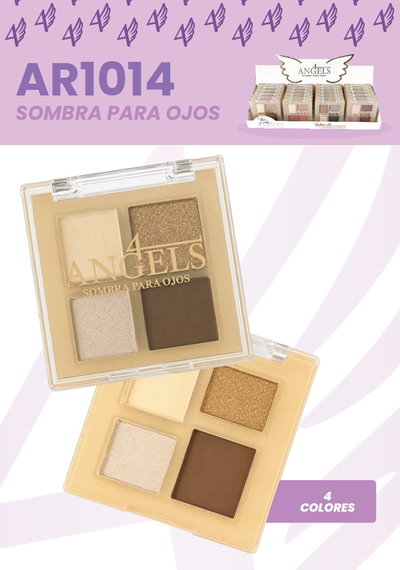 4 ANGELS Paleta de Sombras Nudes
