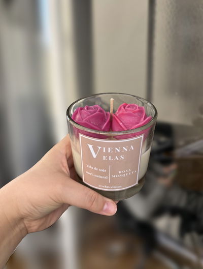Vaso XL Rosas