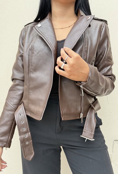 CAMPERA ECO CUERO CROP