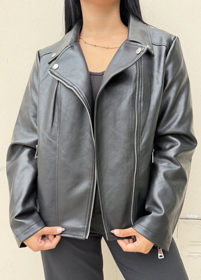 CAMPERA ECO CUERO TG