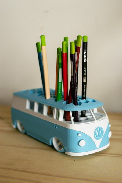 Camioneta Van porta lápices