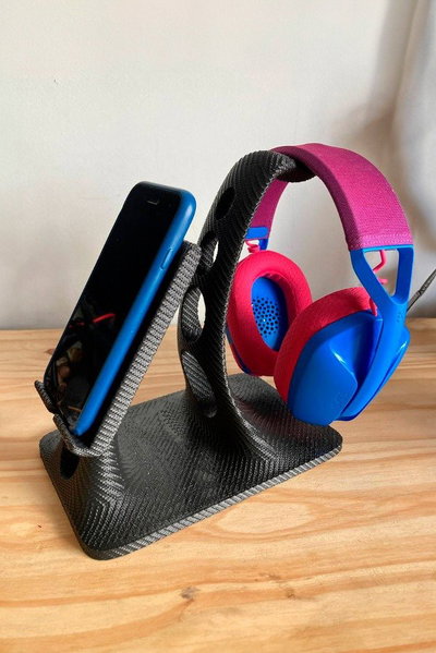 Soporte Para Teléfono Y Auriculares