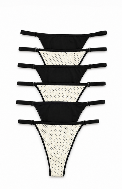 Pack x6 - Tanga regulable