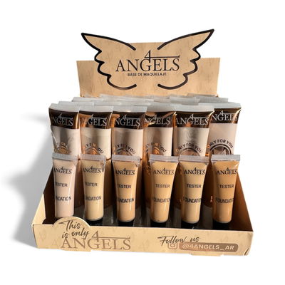 Base de Maquillaje 4 Angels – Acabado Natural | Tonos 01 al 06