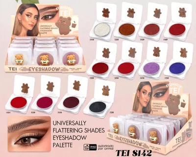 TEI Eyeshadow – Sombra Individual Alta Pigmentación (Pack Bear)