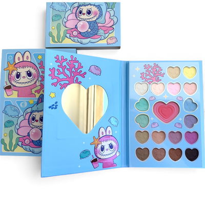 Paleta Kawaii Fantasy – 19 Sombras + Rubor con Espejo