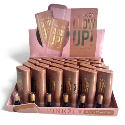 Corrector en Barra Pink21 – Glow Up! | Alta Cobertura & Acabado Natural