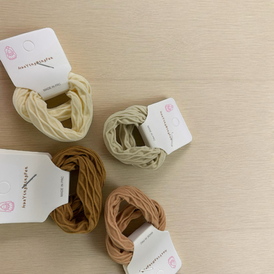 Scrunchie Nude Basic X2unidades