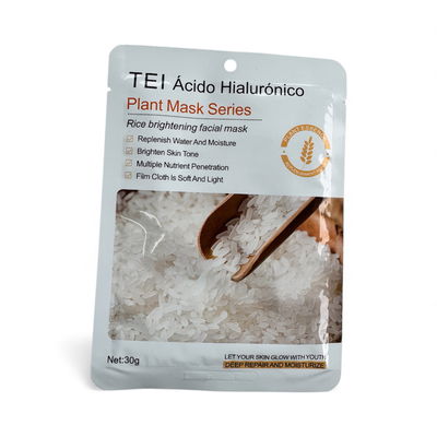 Mascarilla Facial TEI Rice Brightening – Ácido Hialurónico & Esencia de Arroz 